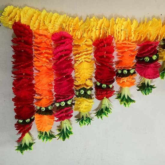 afarza Door Hanging Artificial Flowers Toran Garlands Handmade